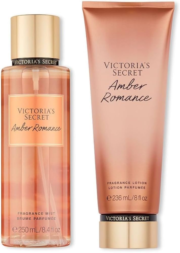 Creme Hidratante kit Victorias Secrets Amber Romance Creme e colônia Boby